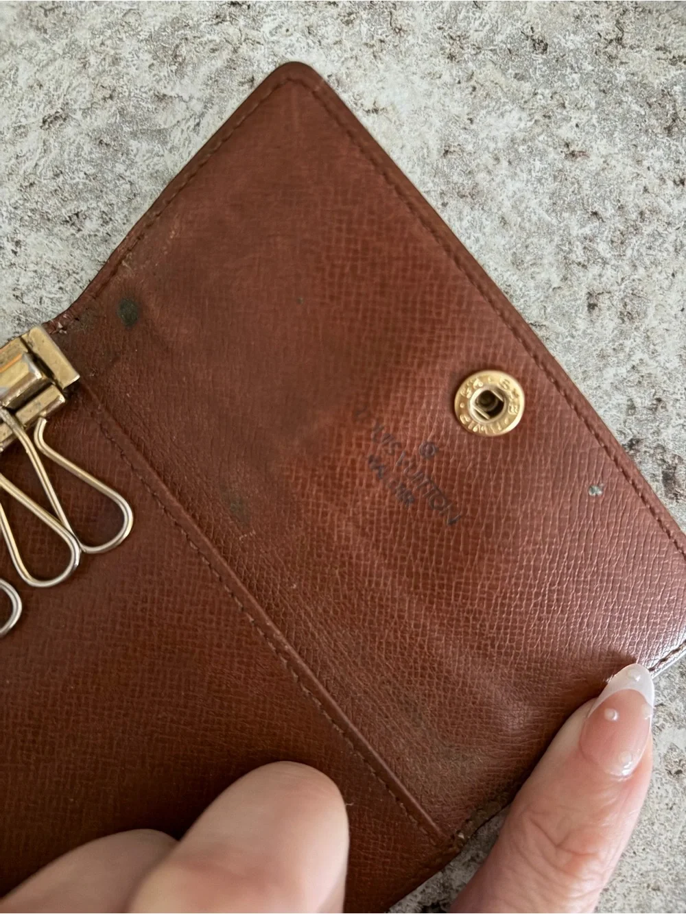 Louis Vuitton Monogram 6 Ring Key Holder